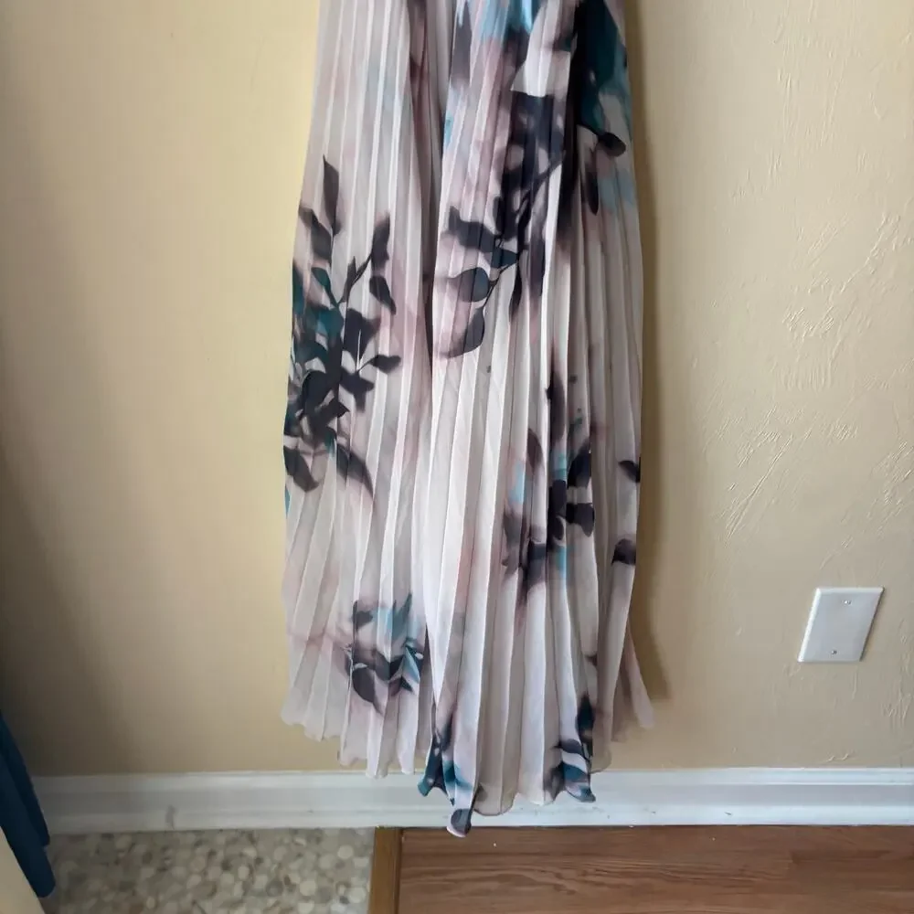 Abercrombie & Fitch The A&F Giselle Babydoll Maxi Dress XL Floral Wedding Guest